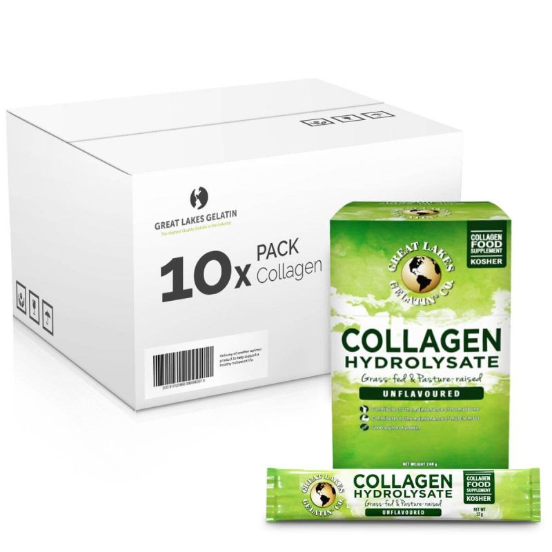 Great Lakes Wellness – Collagen Hydrolysate Sticks (20 pack) (Cases of 10)