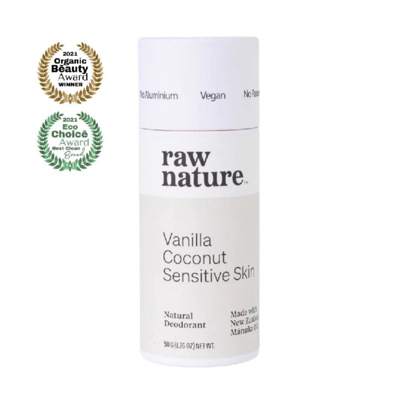 Raw Nature - Natural Deodorant - Vanilla Sensitive Skin