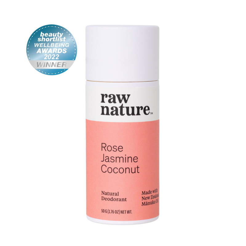 Raw Nature - Natural Deodorant - Rose Jasmine