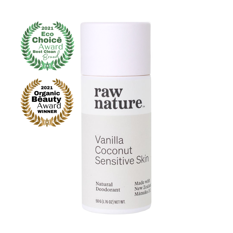 Raw Nature - Natural Deodorant - Vanilla Sensitive Skin