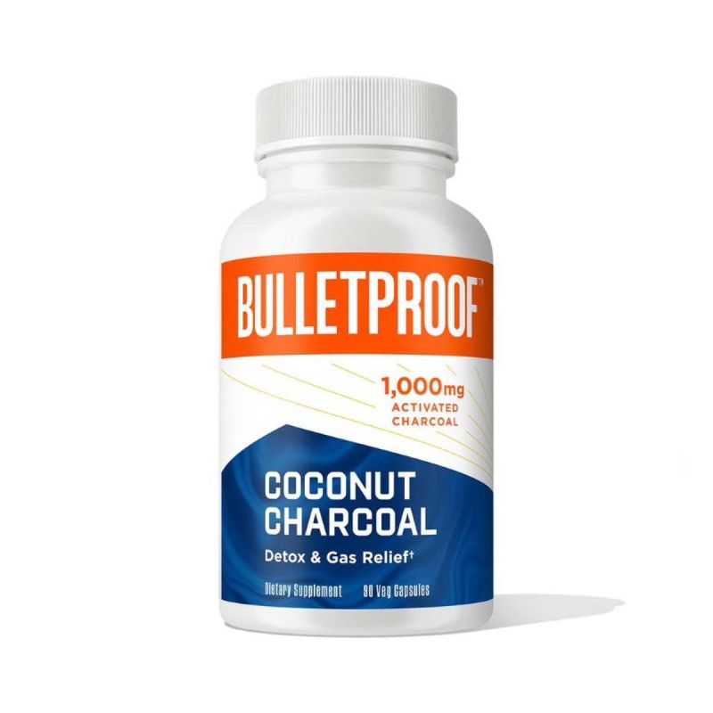 Bulletproof Coconut Charcoal 90 cap -  Front