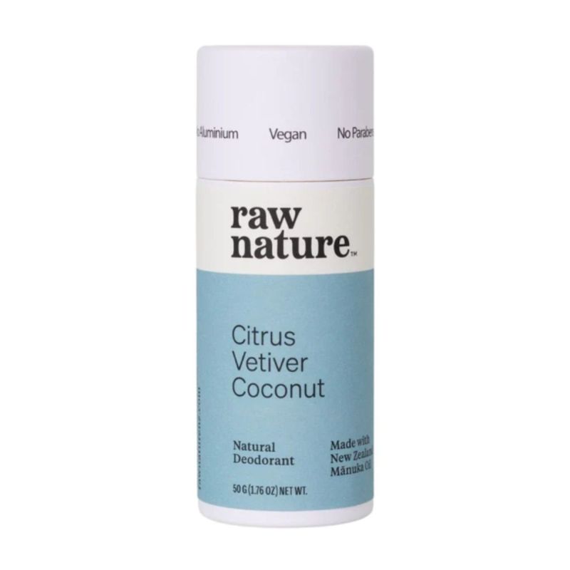 Raw Nature - Natural Deodorant - Citrus Vetiver