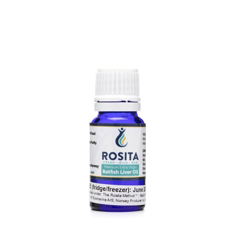 Rosita Ratfish Liver Oil 10 ml - Front