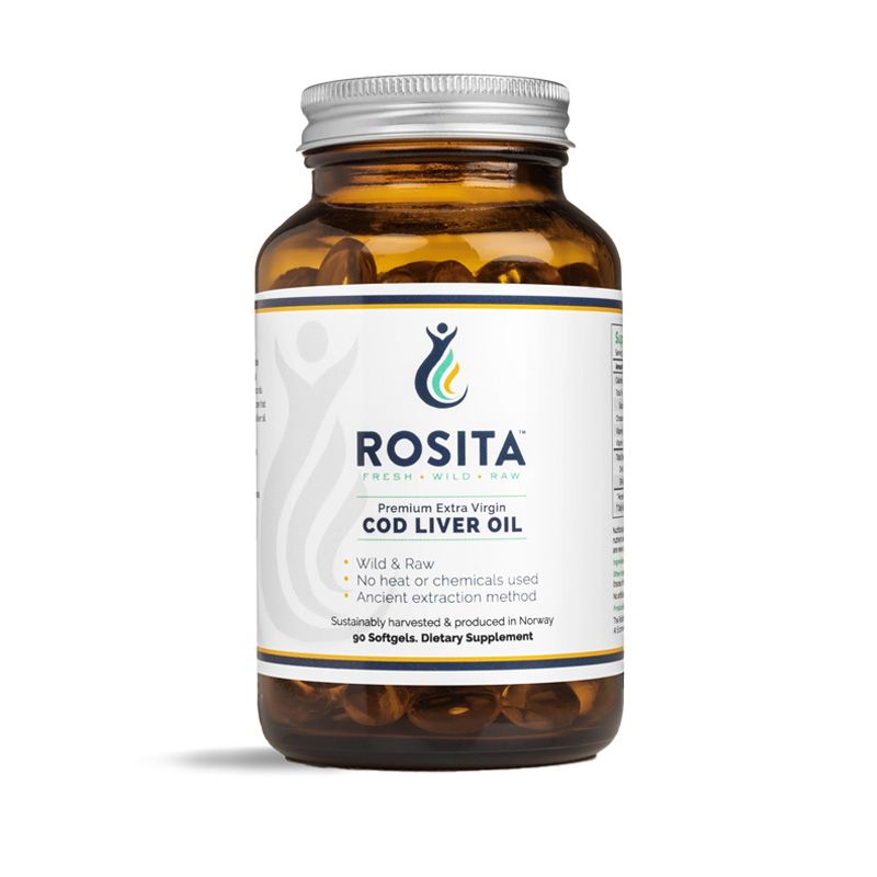 Rosita Real Foods EVCLO Softgels 90's - Front