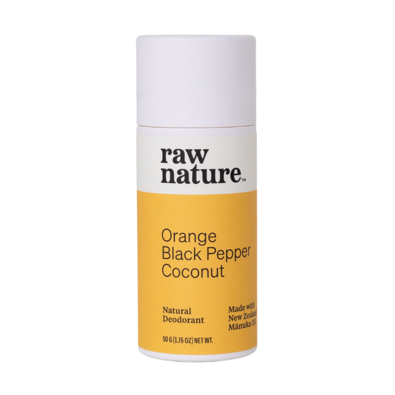 Raw Nature - Natural Deodorant - Orange Black Pepper